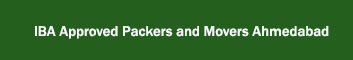 IBA Approved Packers and Movers Ahmedabad 