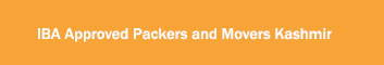 IBA Approved Packers and Movers Kashmir 