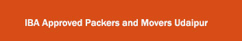 IBA Approved Packers and Movers Udaipur 