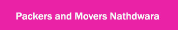 Packers and Movers Nathdwara 